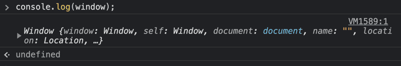 console.log(window)